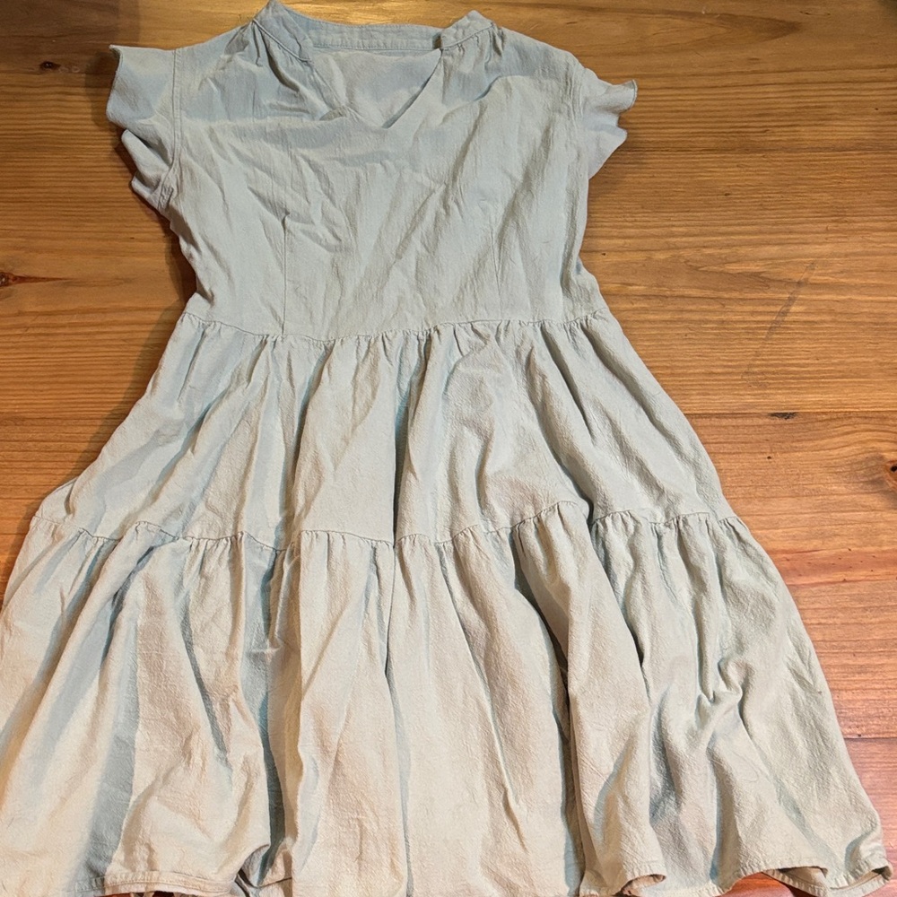 Light Blue/green Dress
